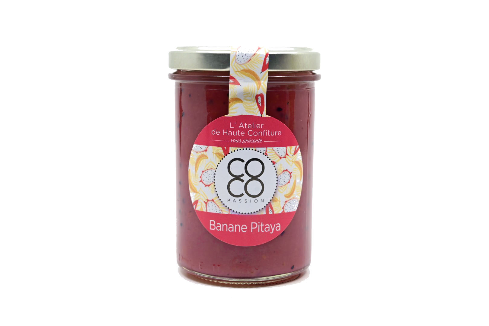 crème banane pitaya confiture artisanale exotique extra coco passion l'atelier de haute confiture ile de la reunion