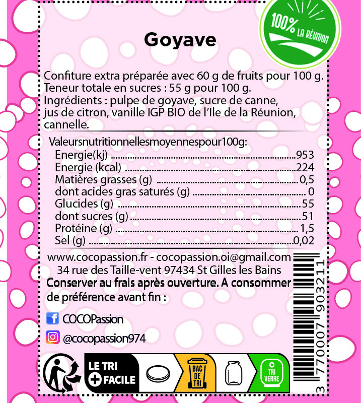 Confiture extra / Goyave