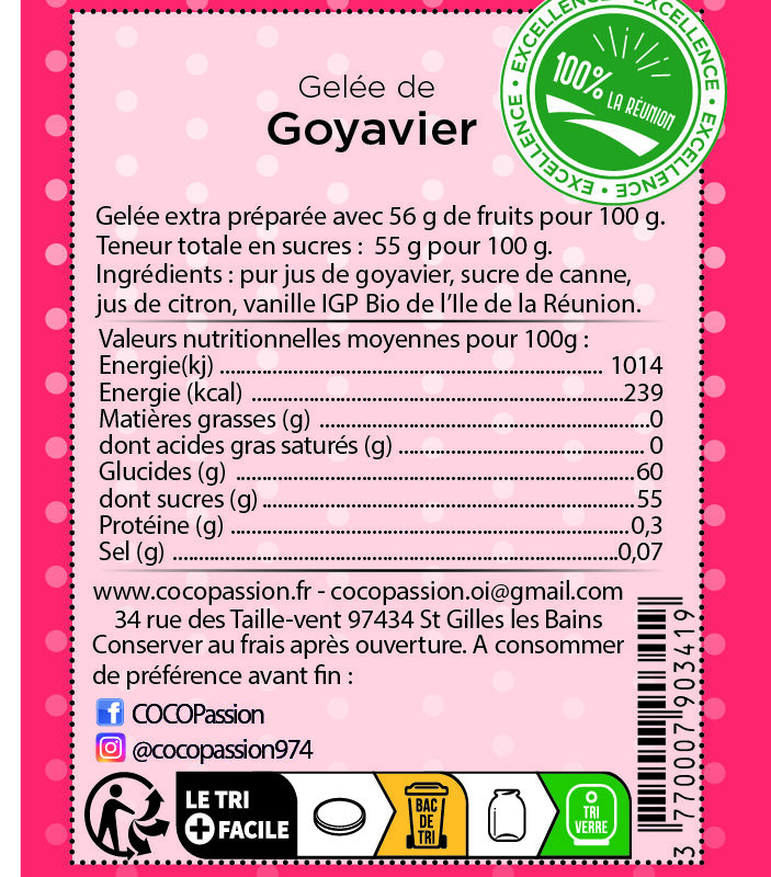 Gelée extra / de Goyavier