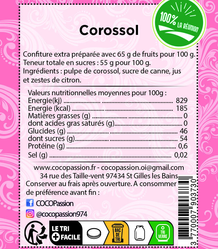 Confiture extra / Corossol
