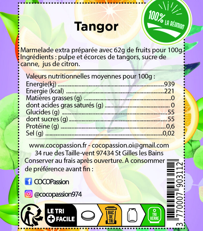 Marmelade extra / de Tangor