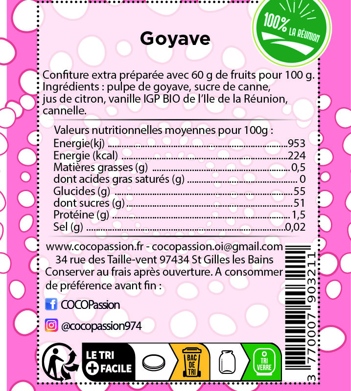 Confiture extra / Goyave