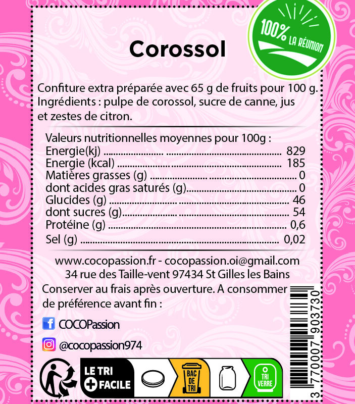 Confiture extra / Corossol
