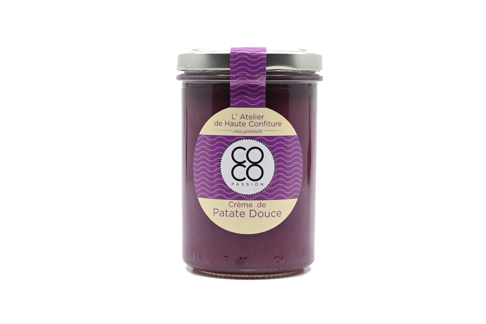 Crème de patate douce mauve coco passion confiture artisanale extra île de La Réunion