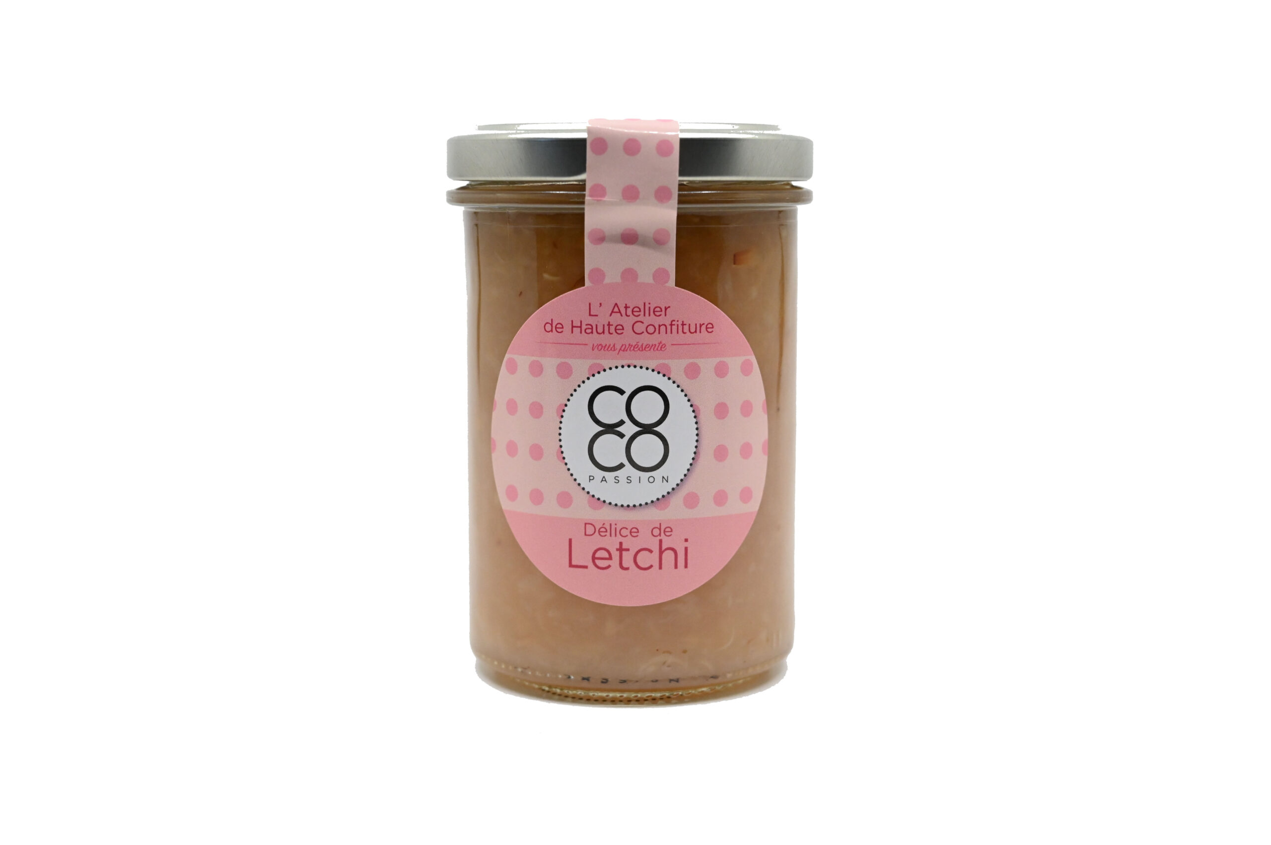 confiture extra de litchi confiture artisanale de fruits exotiques coco passion l'atelier de haute confiture Île de La Réunion France