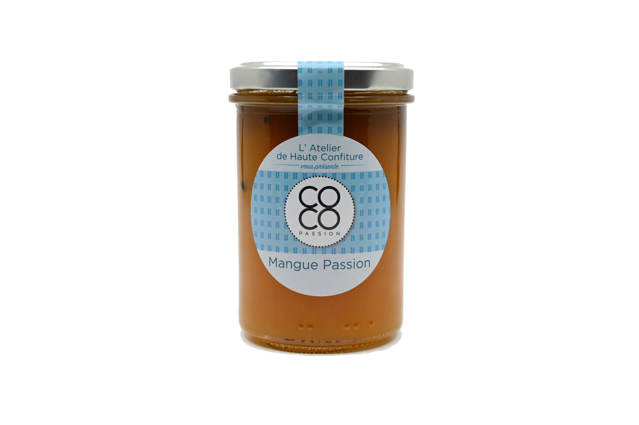 confiture extra de mangue aux fruits de la passion confiture artisanale de fruits exotiques coco passion l'atelier de haute confiture Île de La Réunion France