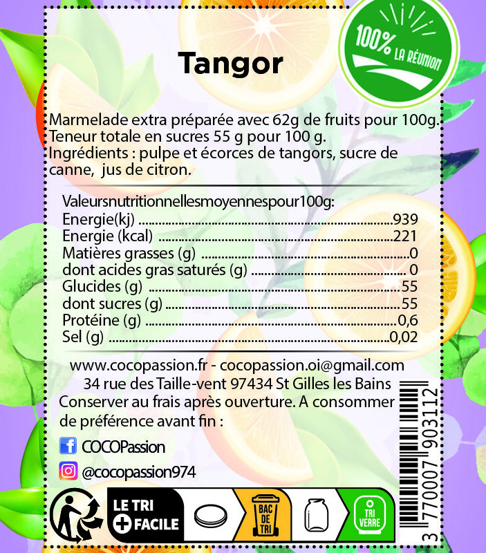 Marmelade extra / de Tangor
