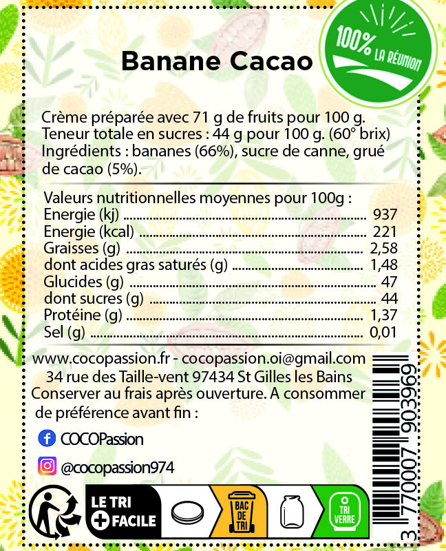 Banane Cacao