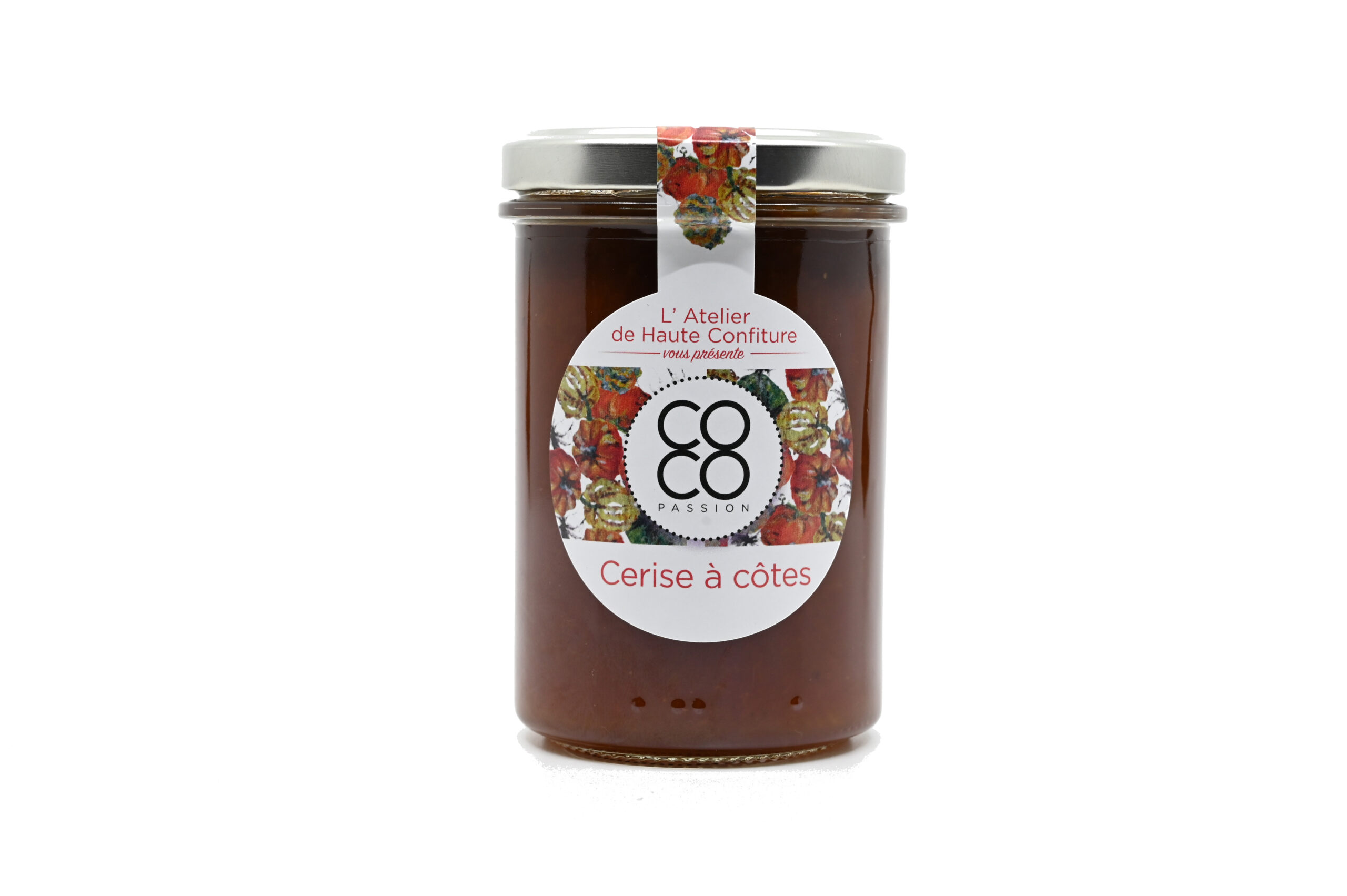 confiture de cerise à côtes coco passion atelier de haute confiture île de La Réunion confiture artisanale extra