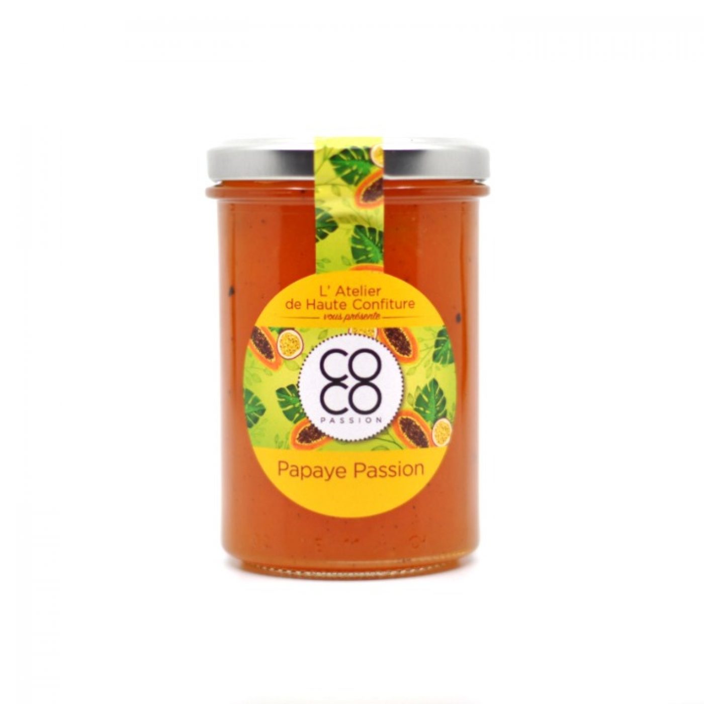 Confiture-artisanale-coco-passion-reunion-papaye-Papaye Passion confiture artisanale papaye fruit de la passion la reunion